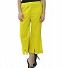 W Smart Casual Yellow PANTS - Online Shopping India