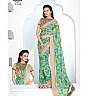 Multicolor  Georgette Printed Saree - Online Shopping India