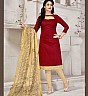 B.G Designer Red straight  suit - Online Shopping India