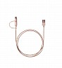 ALU Series 2-1 In Lightning & Micro USB Cable 1.2M Gold - Online Shopping India