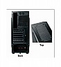 Circle Gaming PC Cabinet CC-821 Black colour with 3 year Warranty without SMPS - Online Shopping India