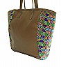 Osi Side Design Brown Tote Bag - Online Shopping India