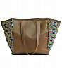 Osi Side Design Brown Tote Bag - Online Shopping India