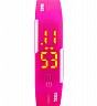 Digital Pink  Strap Rectangular Digital Unisex Watch - Online Shopping India