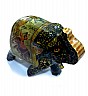Handicrafted Wooden Painted Elephant - Online Shopping India