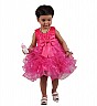 Isabelle Dark Pink Partywear Dress - Online Shopping India