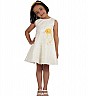Isabelle Yellow-White Partywear Dress - Online Shopping India
