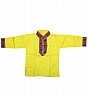 Yellow Full Sleeve Kurta For Kids - Online Shopping India