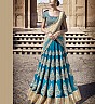 Blue And Beige Lehenga Choli - Online Shopping India