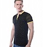 Obidos Polyster cotton BLACK Tshirts for men - Online Shopping India