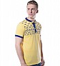 Obidos Polyster cotton YELLOW Tshirts for men - Online Shopping India