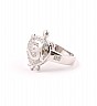 Exxotic 92.5 Sterling Silver Om Design Tortoise Shape Ring - Online Shopping India