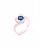 Beautiful 92.5 Sterling Silver CZ Ring - Online Shopping India