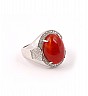 92.5 sterling Silver CZ Stone Ring For Men - Online Shopping India