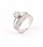 Beautiful 92.5 sterling Silver CZ Stone Ring For Women - Online Shopping India