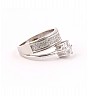 Beautiful 92.5 sterling Silver CZ Stone Ring For Women - Online Shopping India
