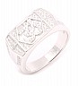 Om Design 92.5 Sterling Silver Ring For Men - Online Shopping India