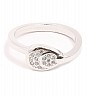Stylish 92.5 sterling Silver CZ Stone Ring For Women. - Online Shopping India