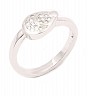 Stylish 92.5 sterling Silver CZ Stone Ring For Women. - Online Shopping India