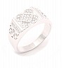 Stylish 92.5 sterling Silver CZ Stone Ring For Men. - Online Shopping India