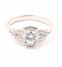 92.5 sterling Silver CZ Stone Ring For Women. - Online Shopping India