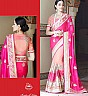 Pink  & Peach Saree - Online Shopping India
