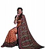 Multicolour Tusser Silk Printed Saree - Online Shopping India