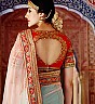 Ferozi  & Blush Pink Saree - Online Shopping India